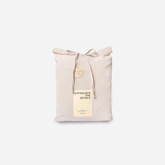 Stone Washed Cotton Fitted Sheet