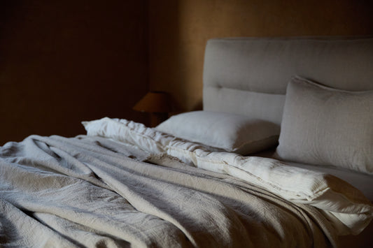 Linen and Cotton Blanket