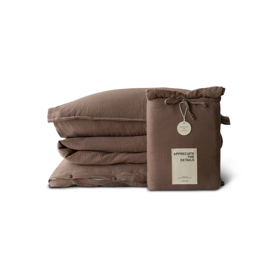 Muslin Cotton Duvet Cover Set