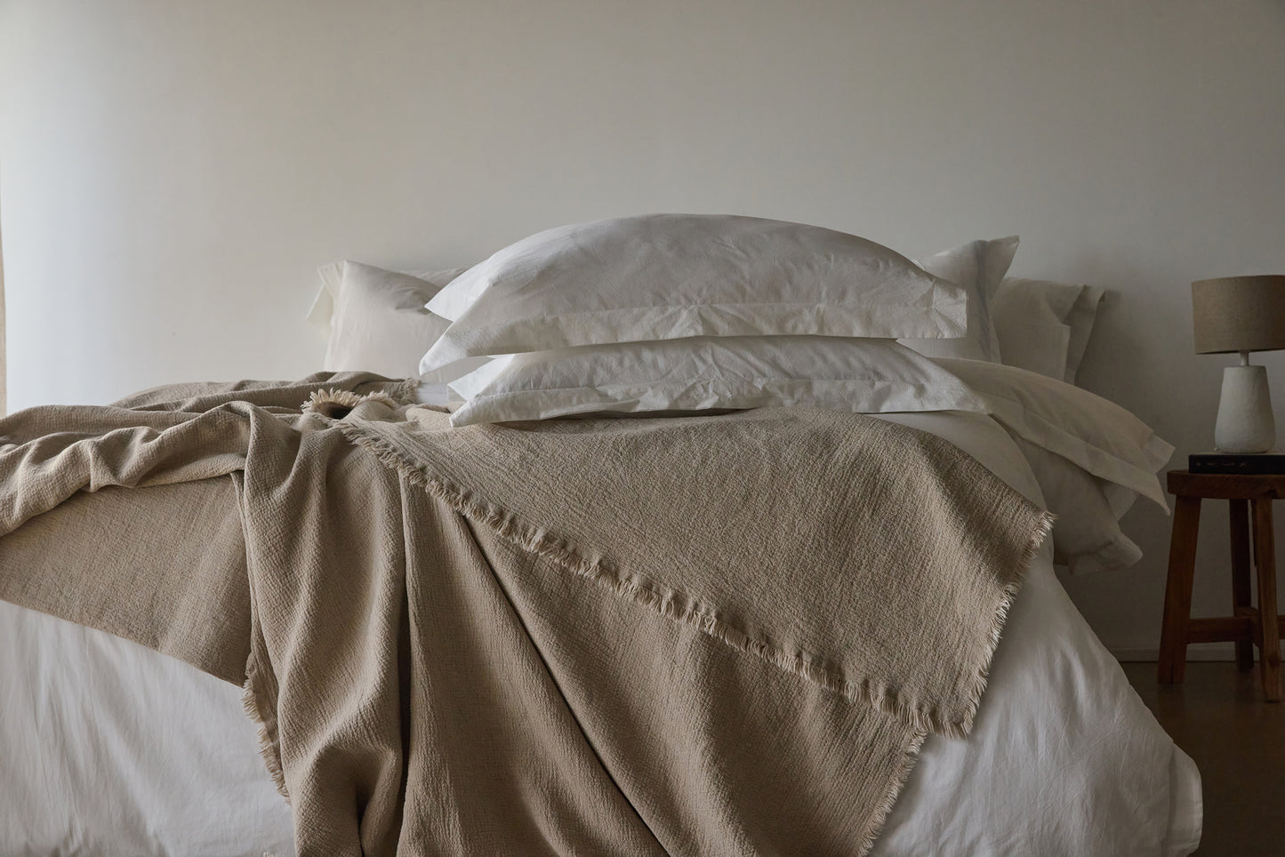 Stone Washed Cotton Pillowcase