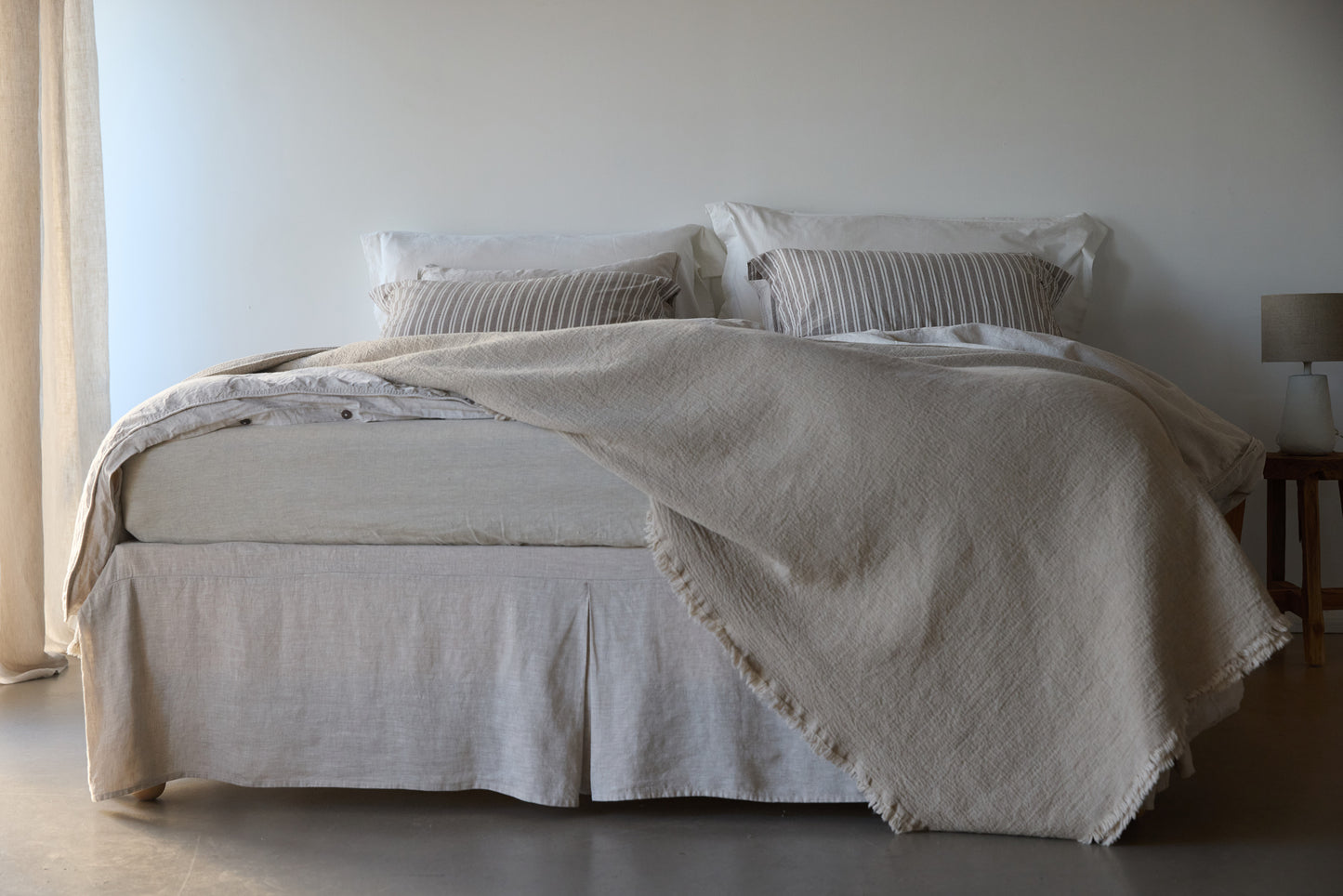 Linen and Cotton Blanket