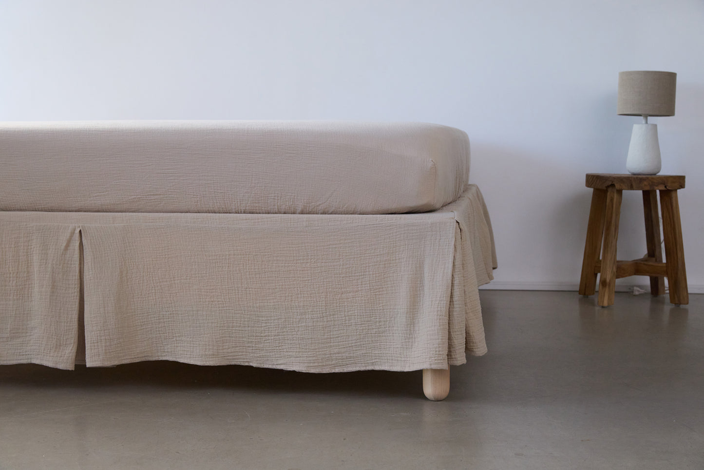 Muslin Cotton Bedskirt