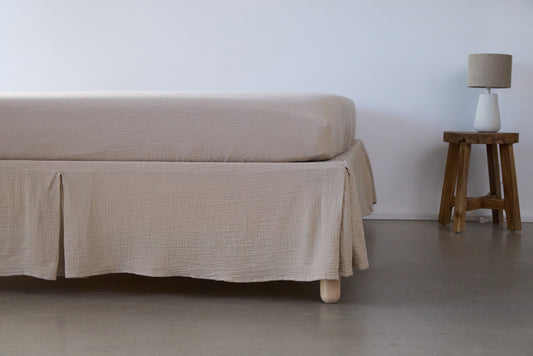 Muslin Cotton Bedskirt
