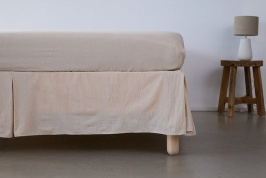 Stone Washed Cotton Bedskirt