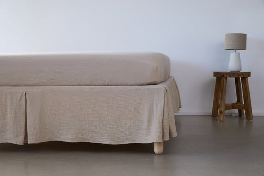 Muslin Cotton Fitted Sheet