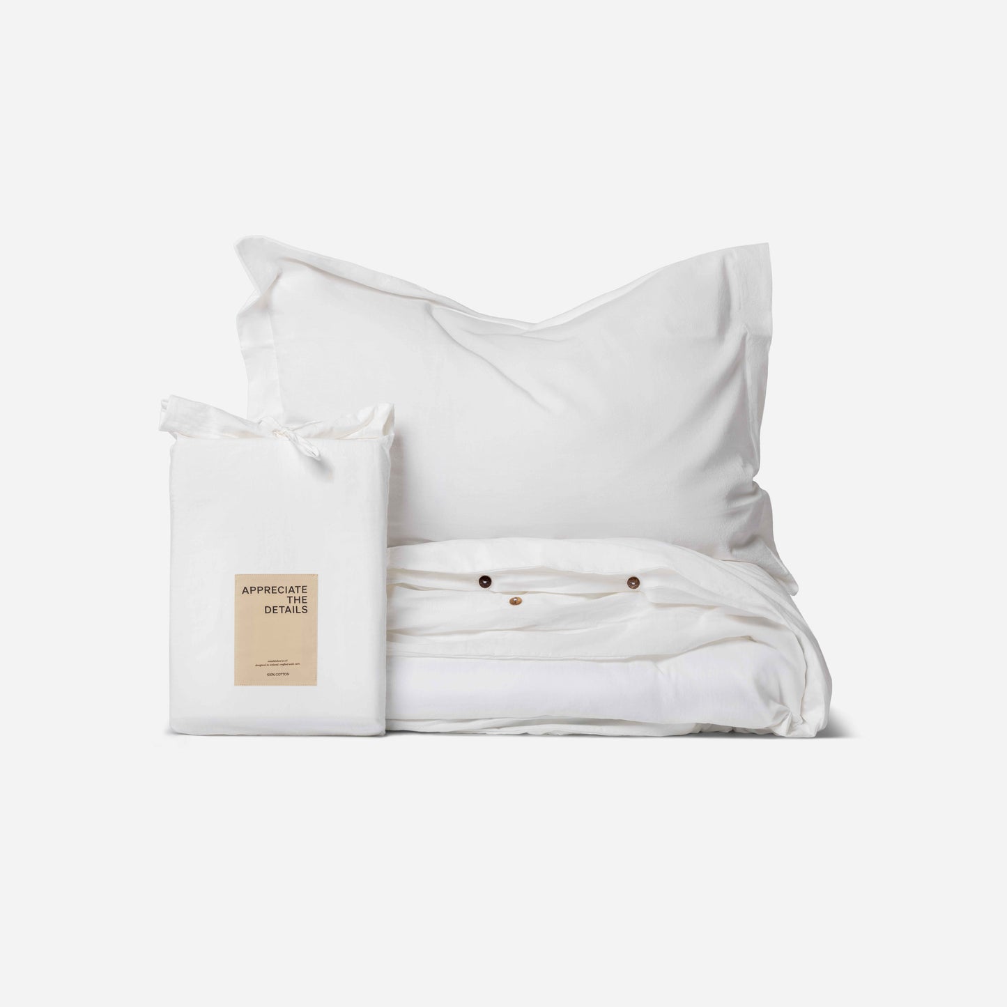 Stone Washed Cotton Duvet Cover Set