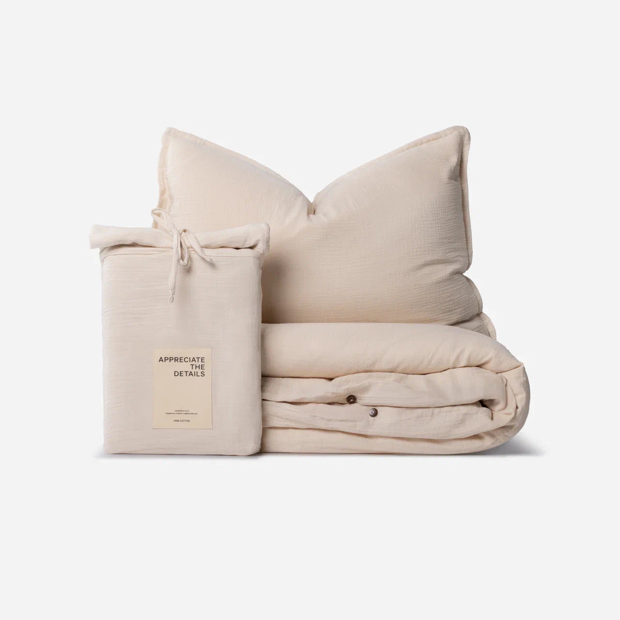 Muslin Cotton Duvet Cover Set