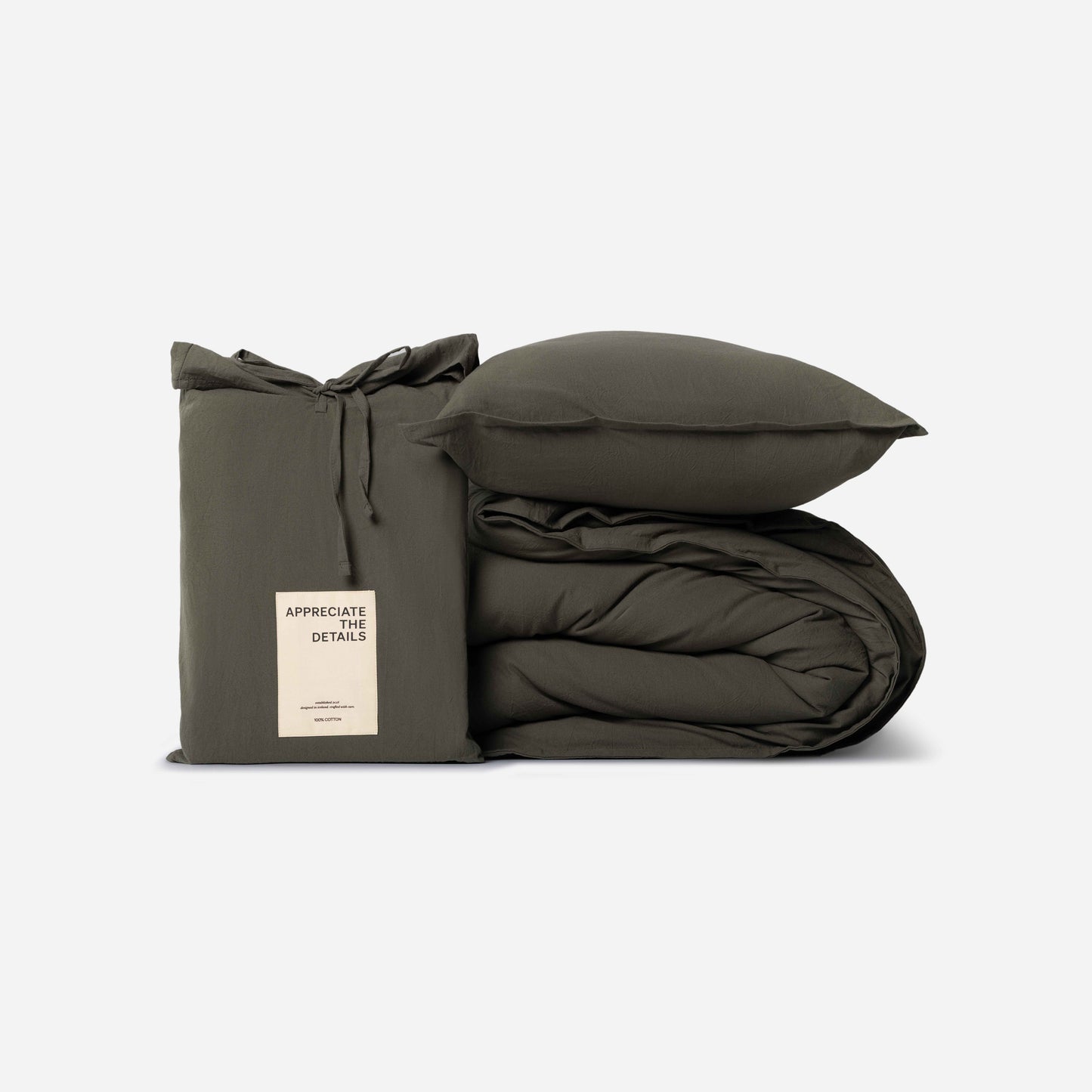 Stone Washed Cotton Duvet Cover Set